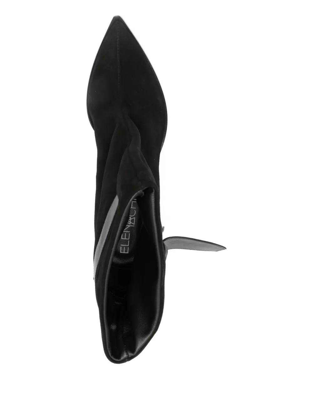 Elena Iachi 70mm buckle-detail boots Zwart