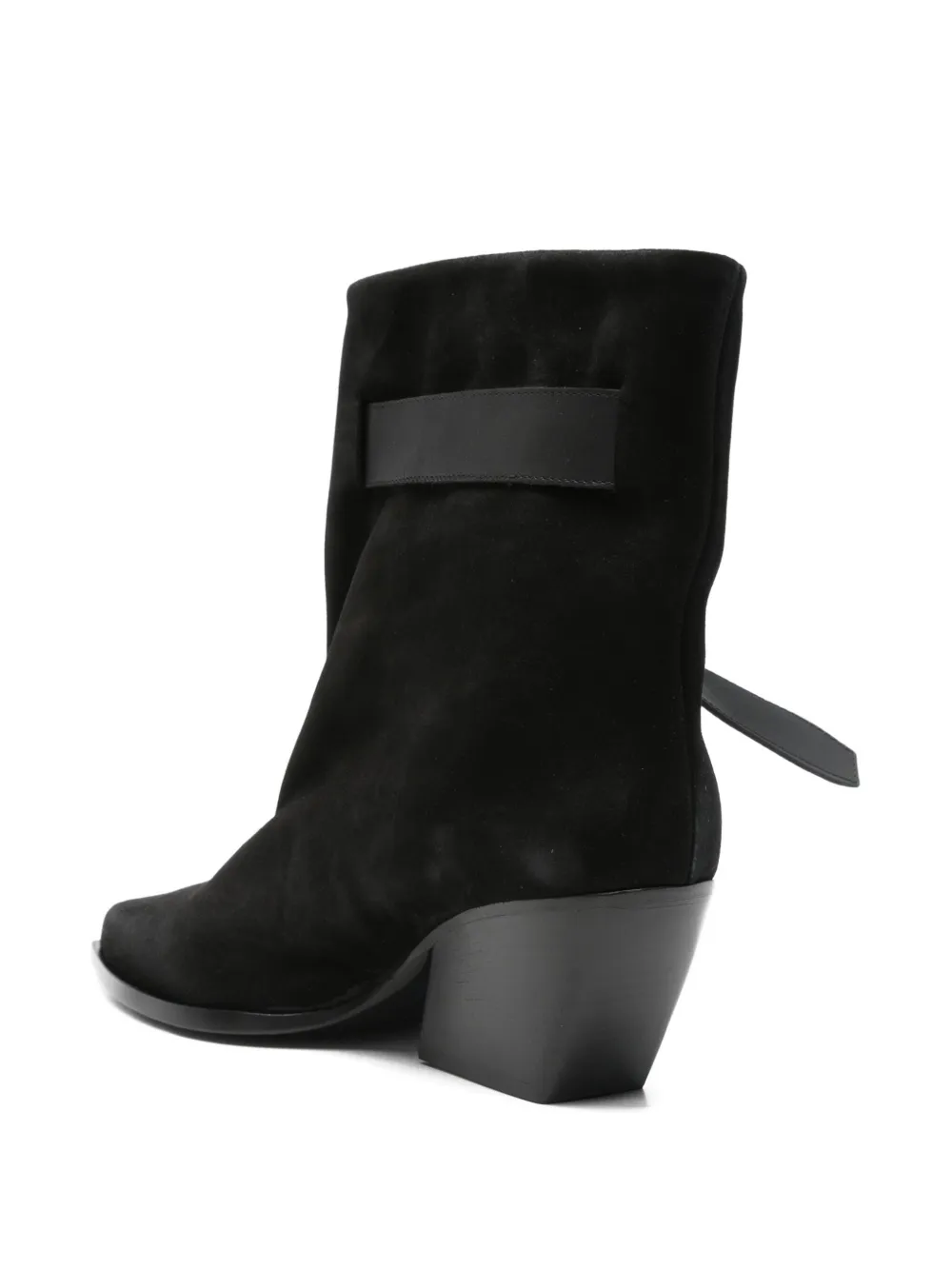 Elena Iachi 70mm buckle-detail boots Zwart