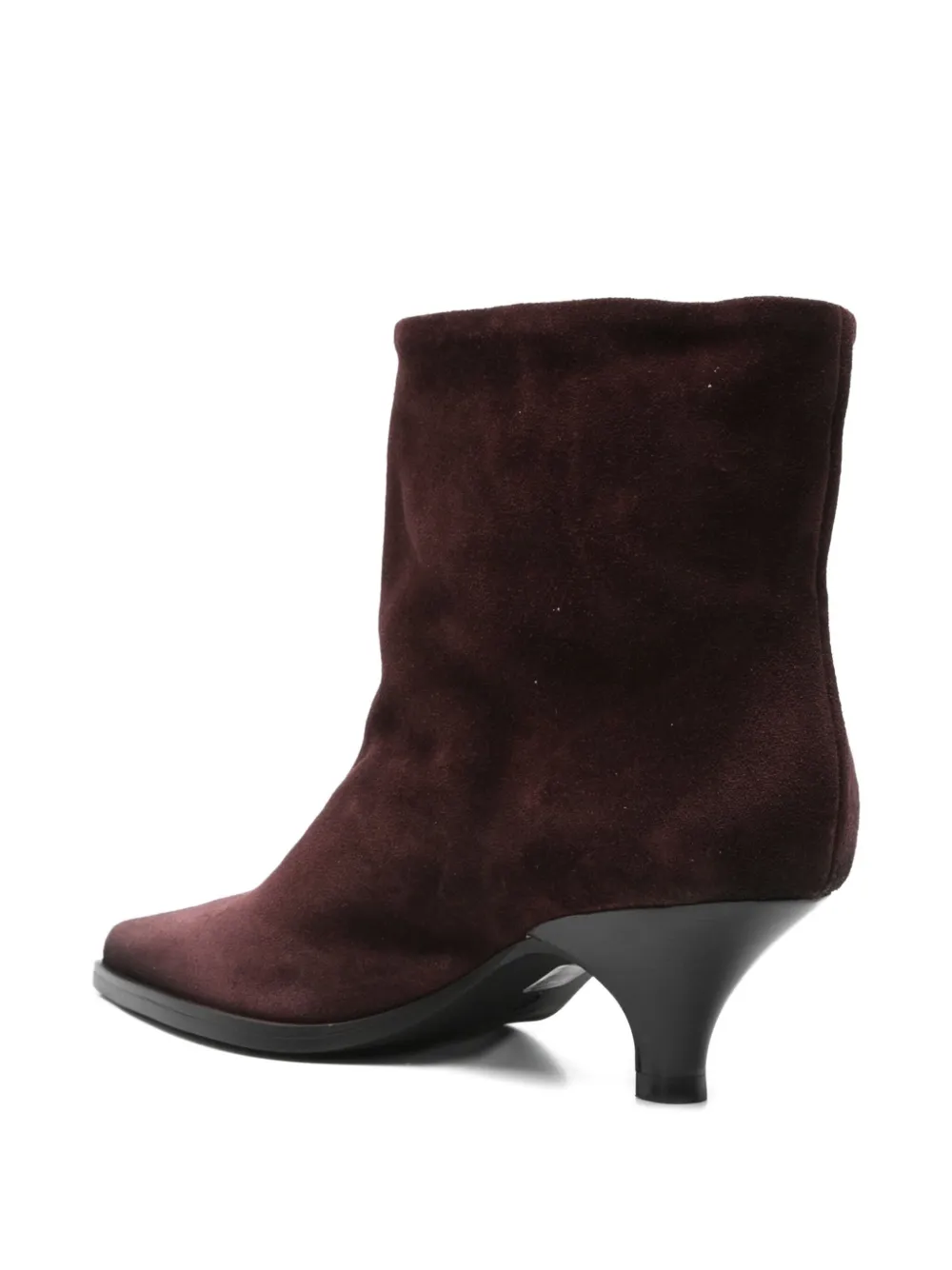 Elena Iachi 50mm suede ankle boots Rood