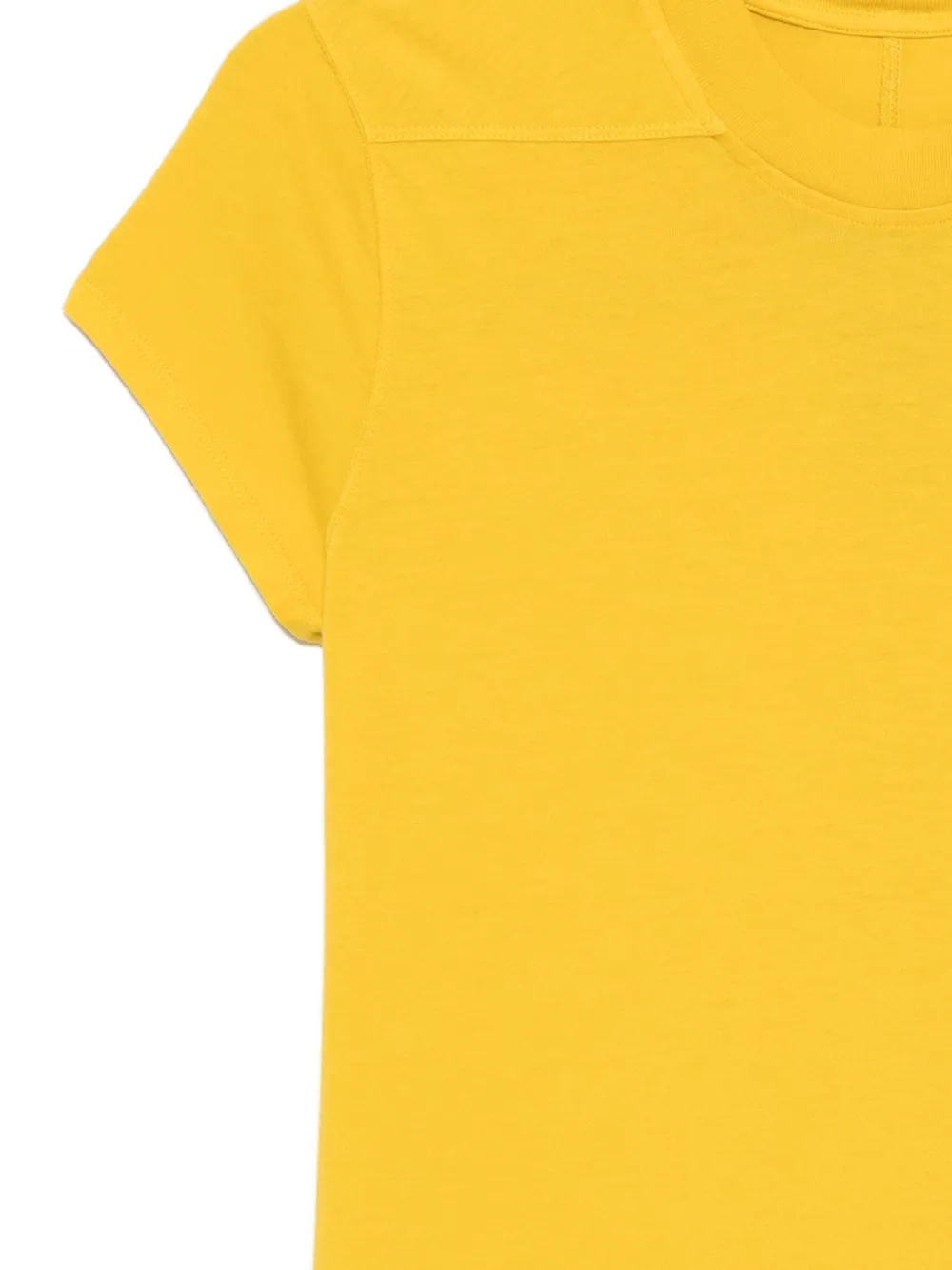 Rick Owens Drkshdw Small Level T-shirt In Yellow