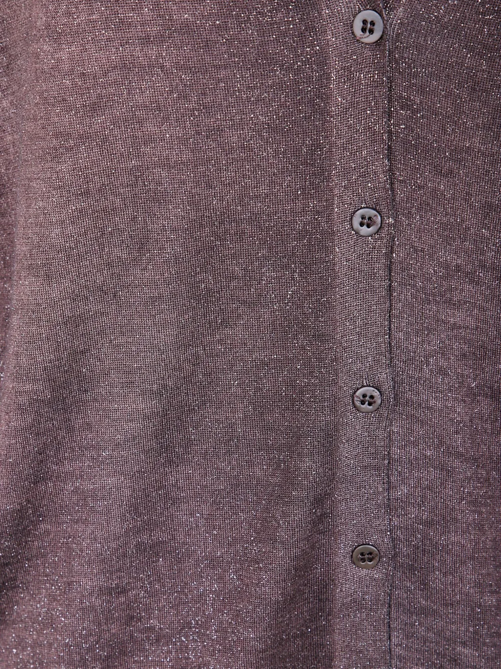 Avant Toi V-neck Lurex Cardigan In Burgundy