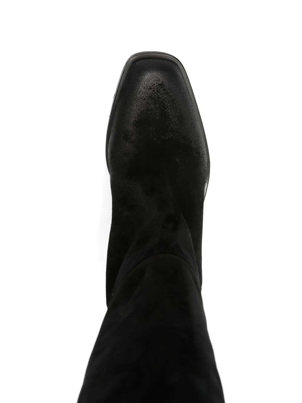 Elena Iachi 60mm suede knee-high boots Zwart