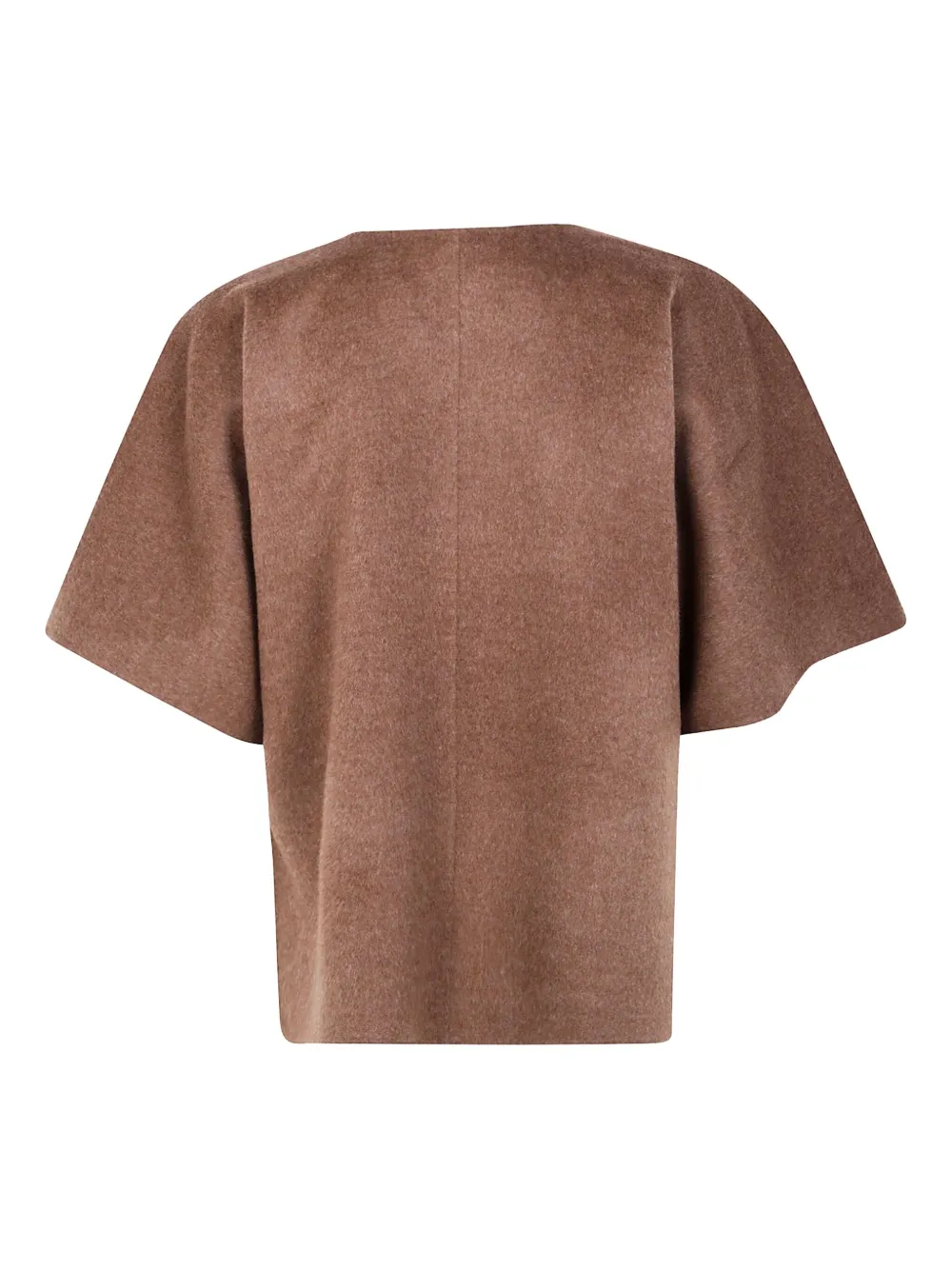 By Malene Birger Calle V-neck short-sleeve top - Bruin