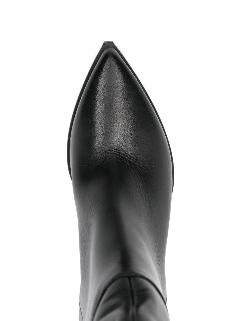 Elena Iachi zip-fastening pointed-toe boots Zwart