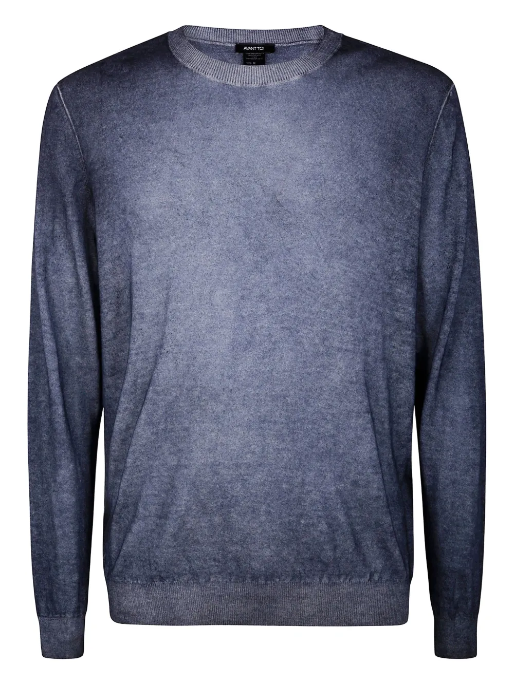 Avant Toi Crew-neck Wool Sweater In Blue