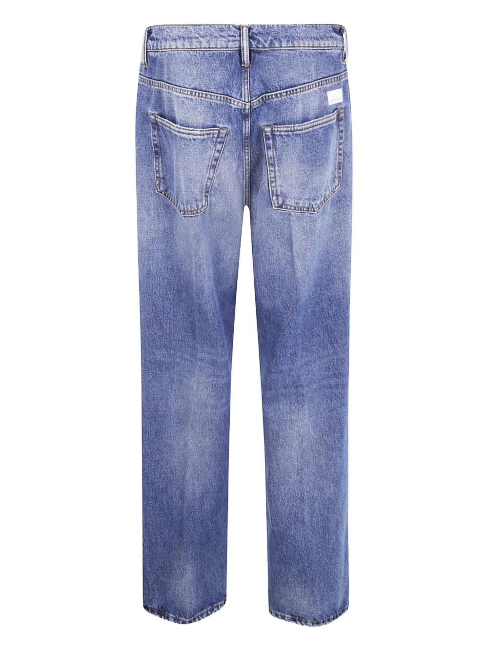 Nine In The Morning faded-effect cotton jeans - Blauw