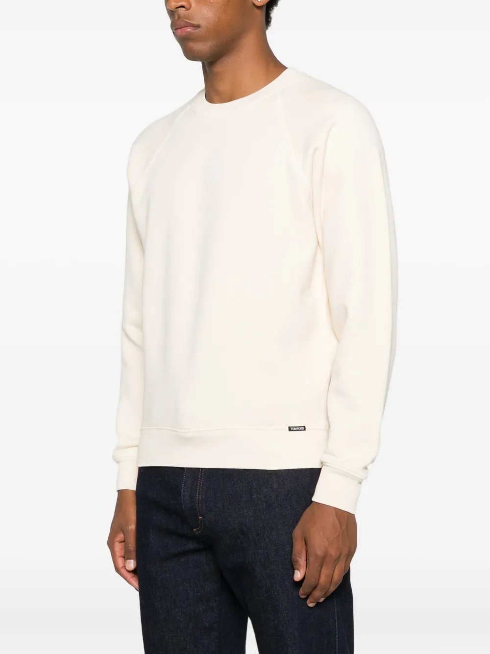 Tom Ford Raglan-sleeve Sweatshirt In Neutral
