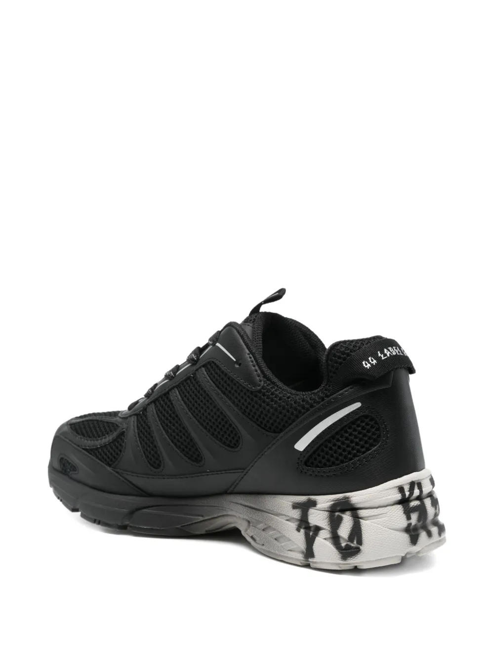 44 Label Group Panelled Sneakers In Black