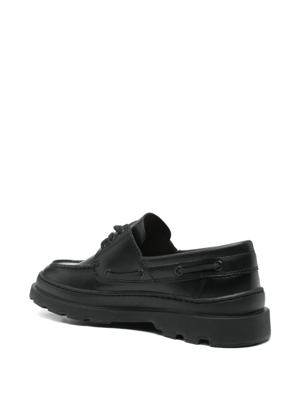 Camper lace-up boat shoes Black