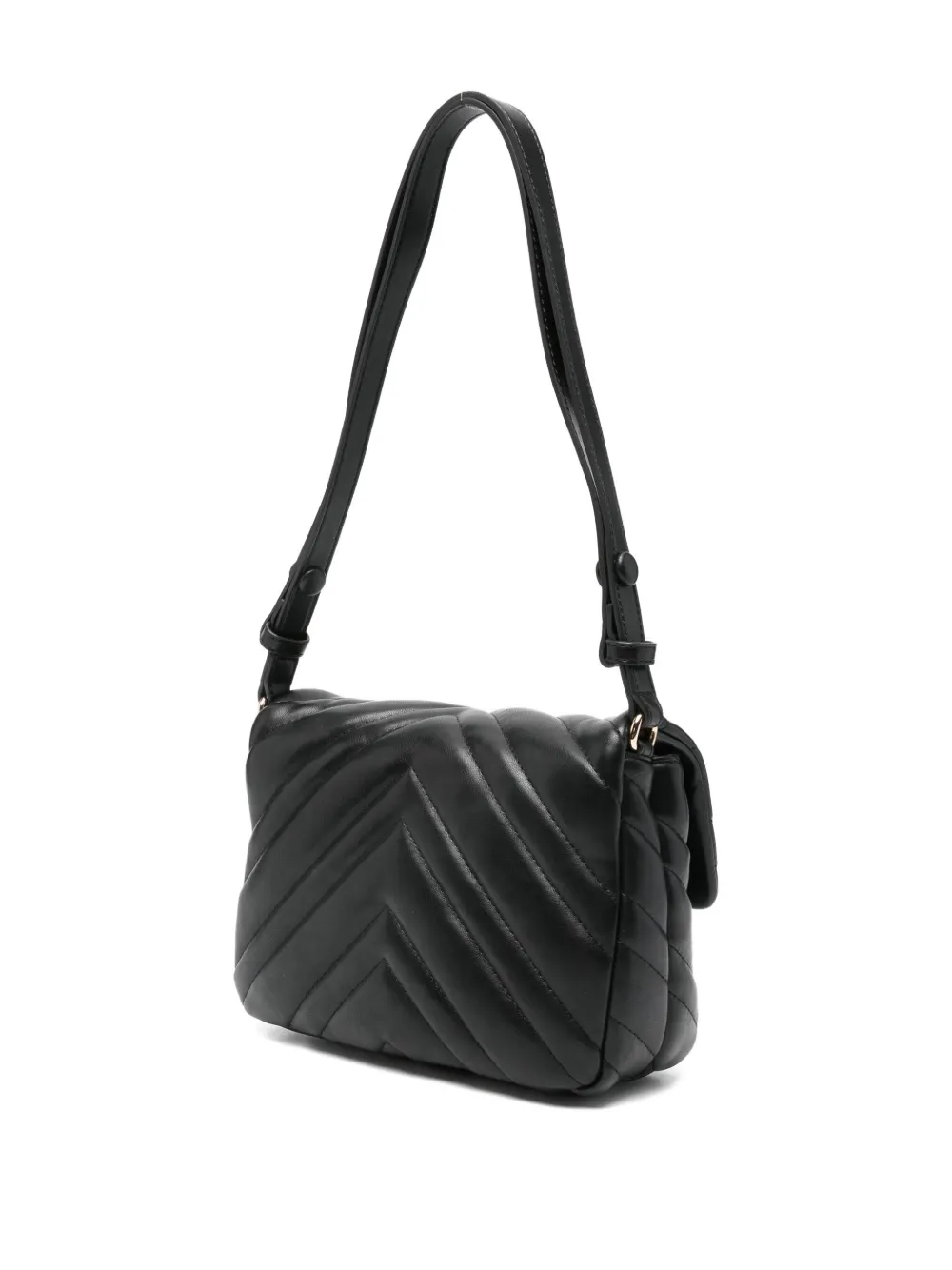 LIU JO quilted shoulder bag - Zwart