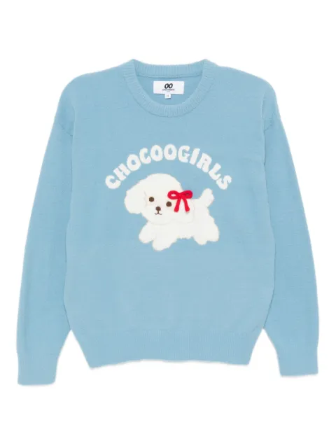 CHOCOOLATE logo-printed sweatshirt