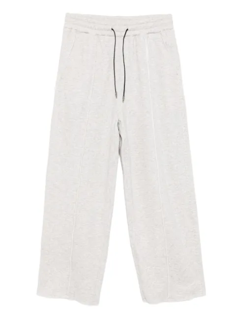 FIVE CM raw-cut track pants