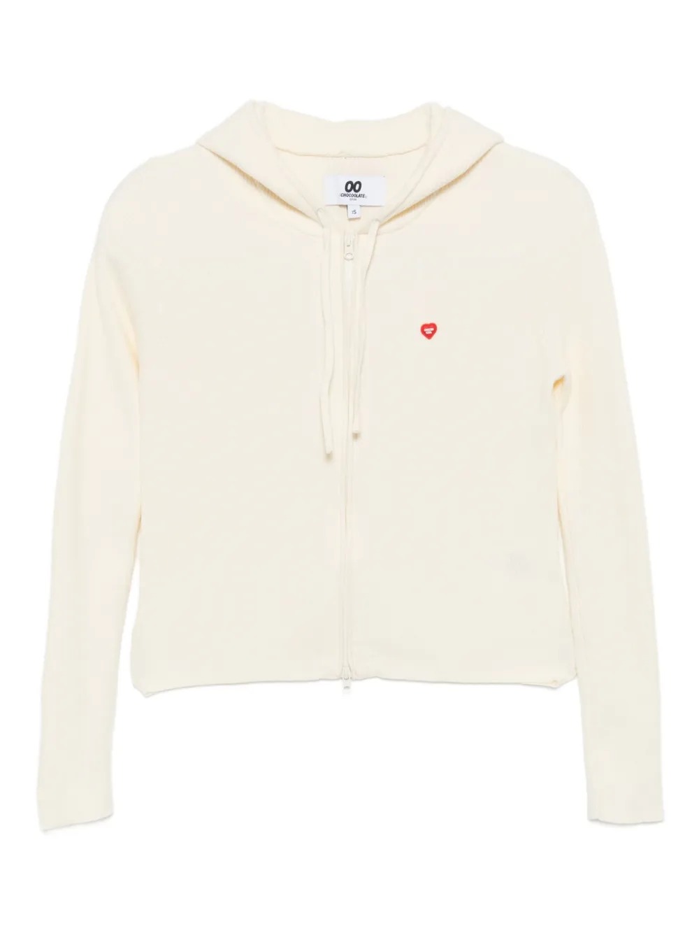 Chocoolate Logo-patched Hoodie In White