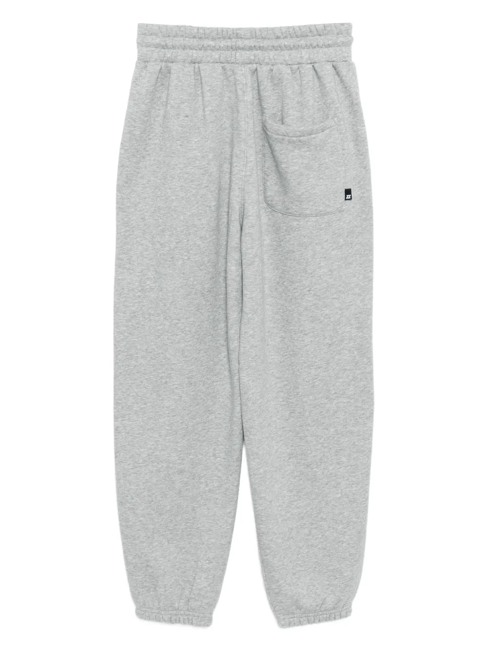 Izzue Bear-embroidered Trousers In Gray