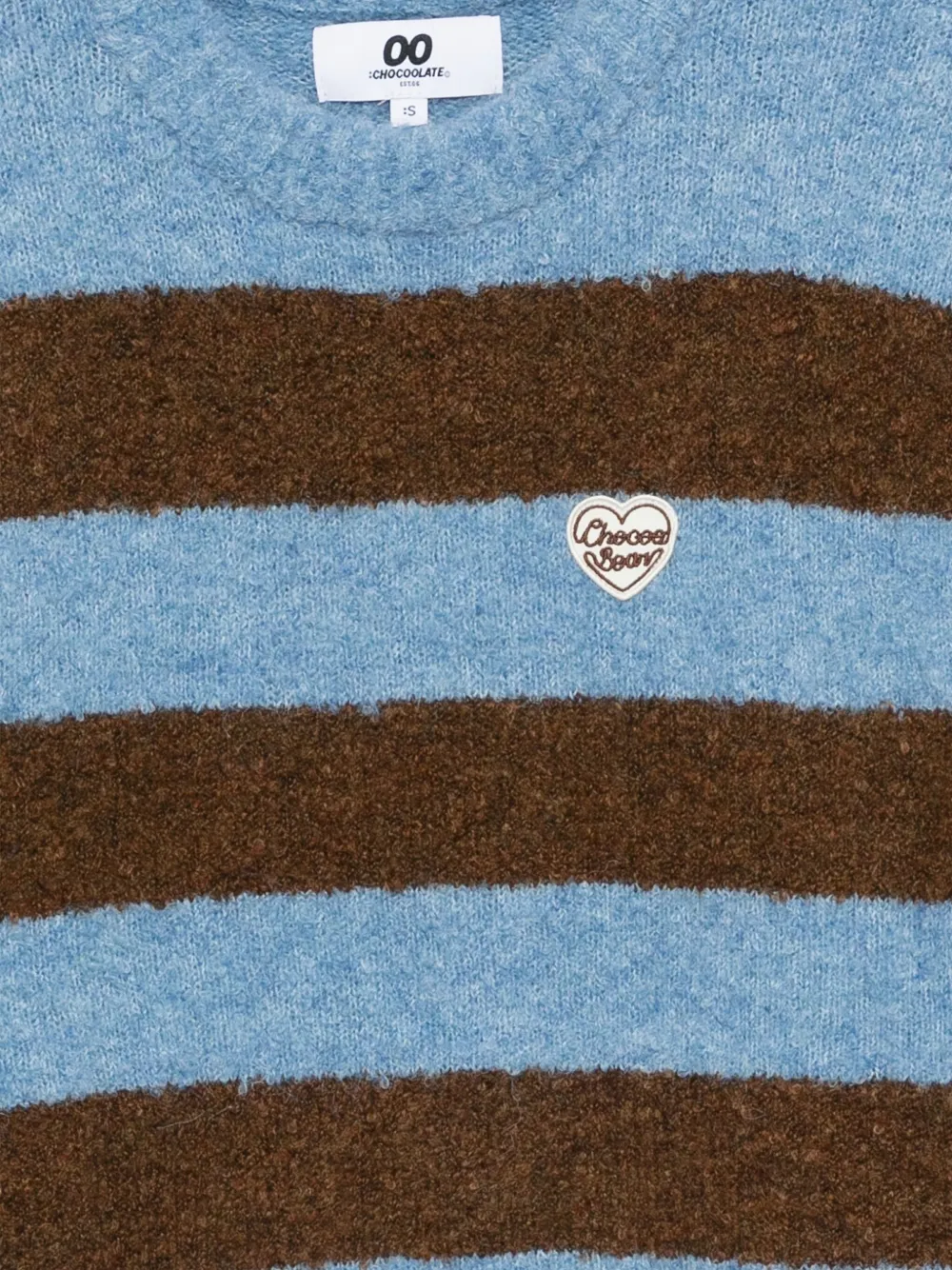 Chocoolate Logo-patched Jumper In Blue