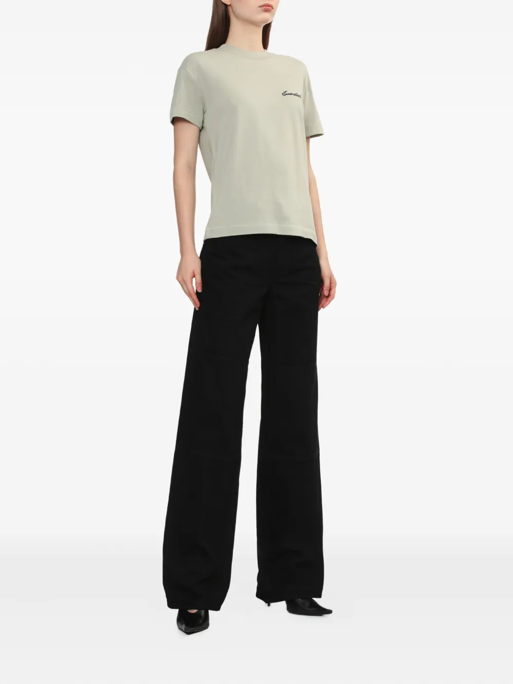 FEAR OF GOD ESSENTIALS embroidered-logo cotton T-shirt | T-Shirts & Jersey Shirts | Image 2