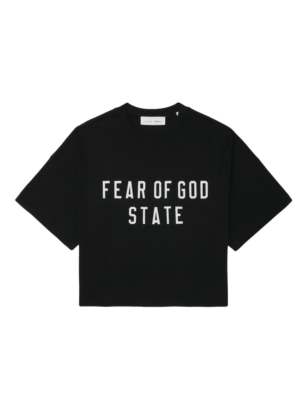 FEAR OF GOD ESSENTIALS graphic-print top - ブラック FEAR OF GOD ESSENTIALS graphic-print top - ブラック