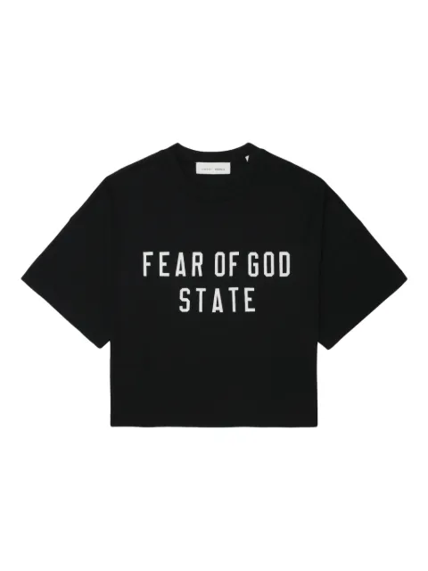 FEAR OF GOD ESSENTIALS graphic-print top