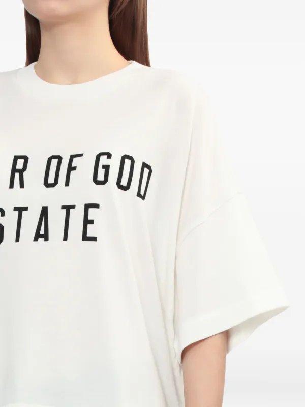 FEAR OF GOD ESSENTIALS Fear Of God State T-shirt | White | FARFETCH