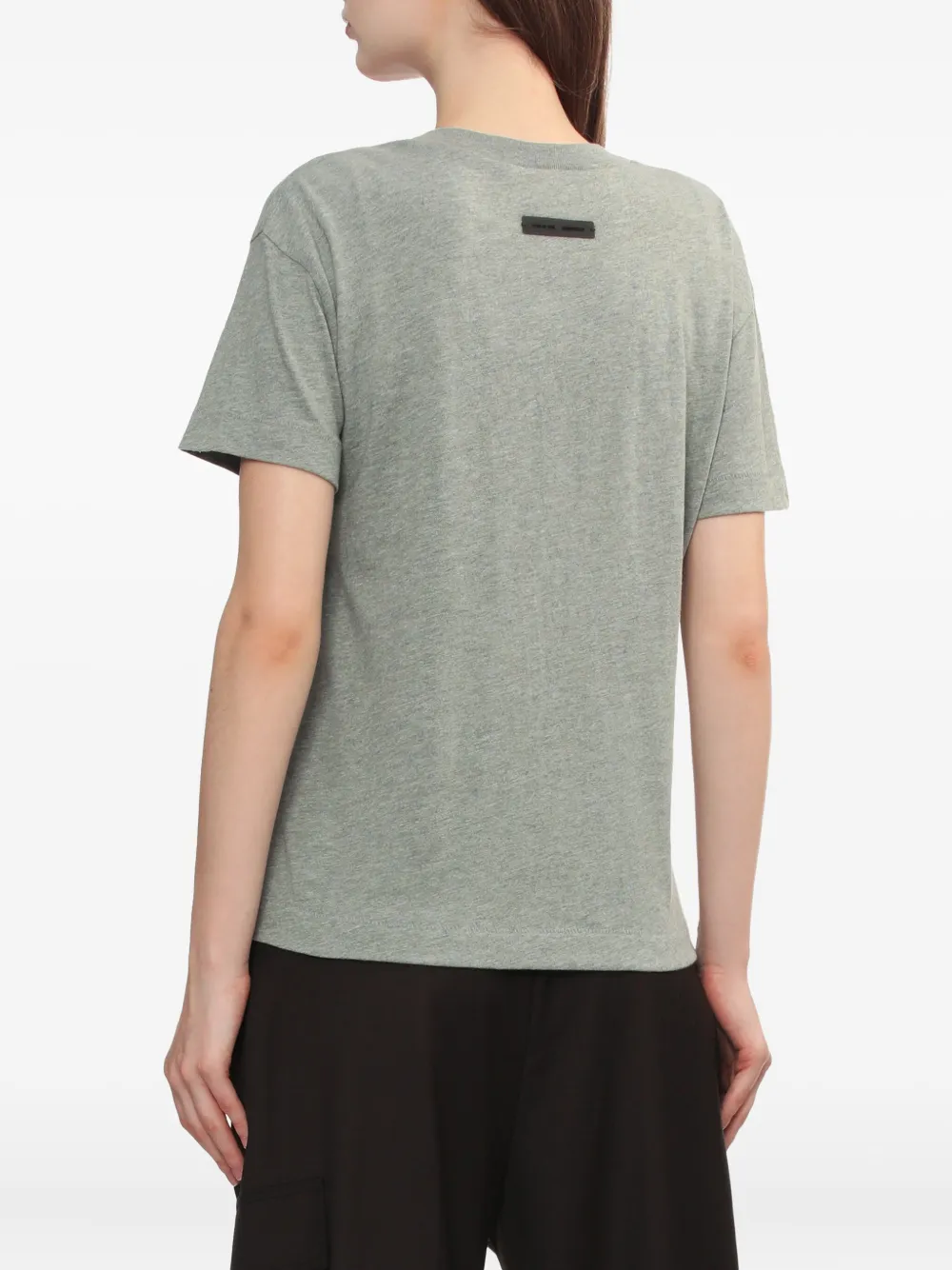 FEAR OF GOD ESSENTIALS T-shirt met borduurwerk Grijs