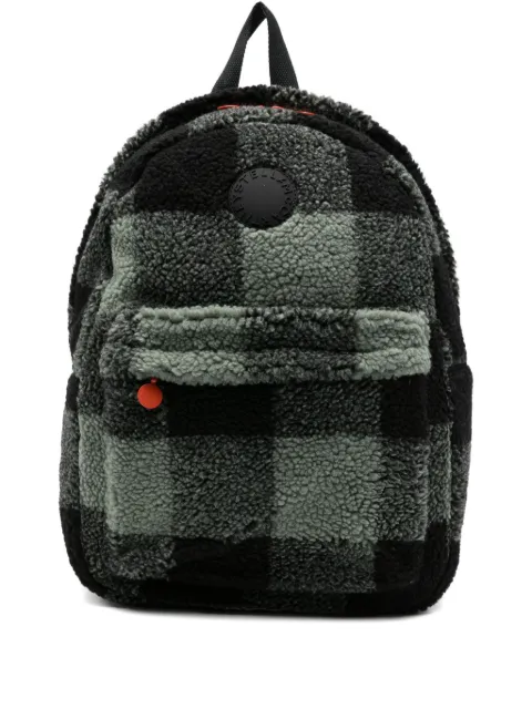 Stella McCartney Kids check-pattern teddy backpack