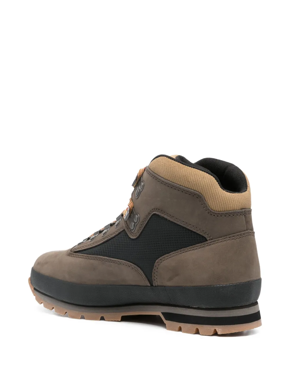 Timberland Leather Mesh Boots In Brown