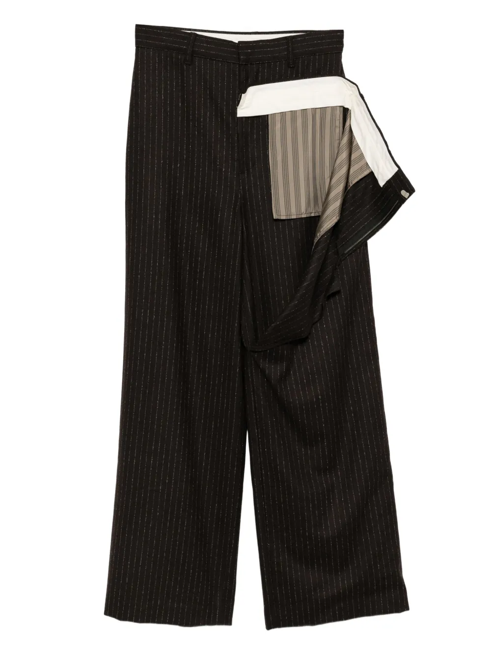 Moohong layered trousers | Brown | Image 1