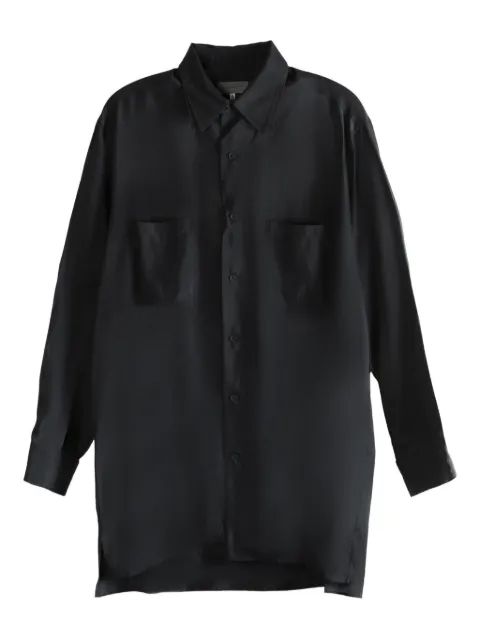 Yohji Yamamoto camisa de algodón