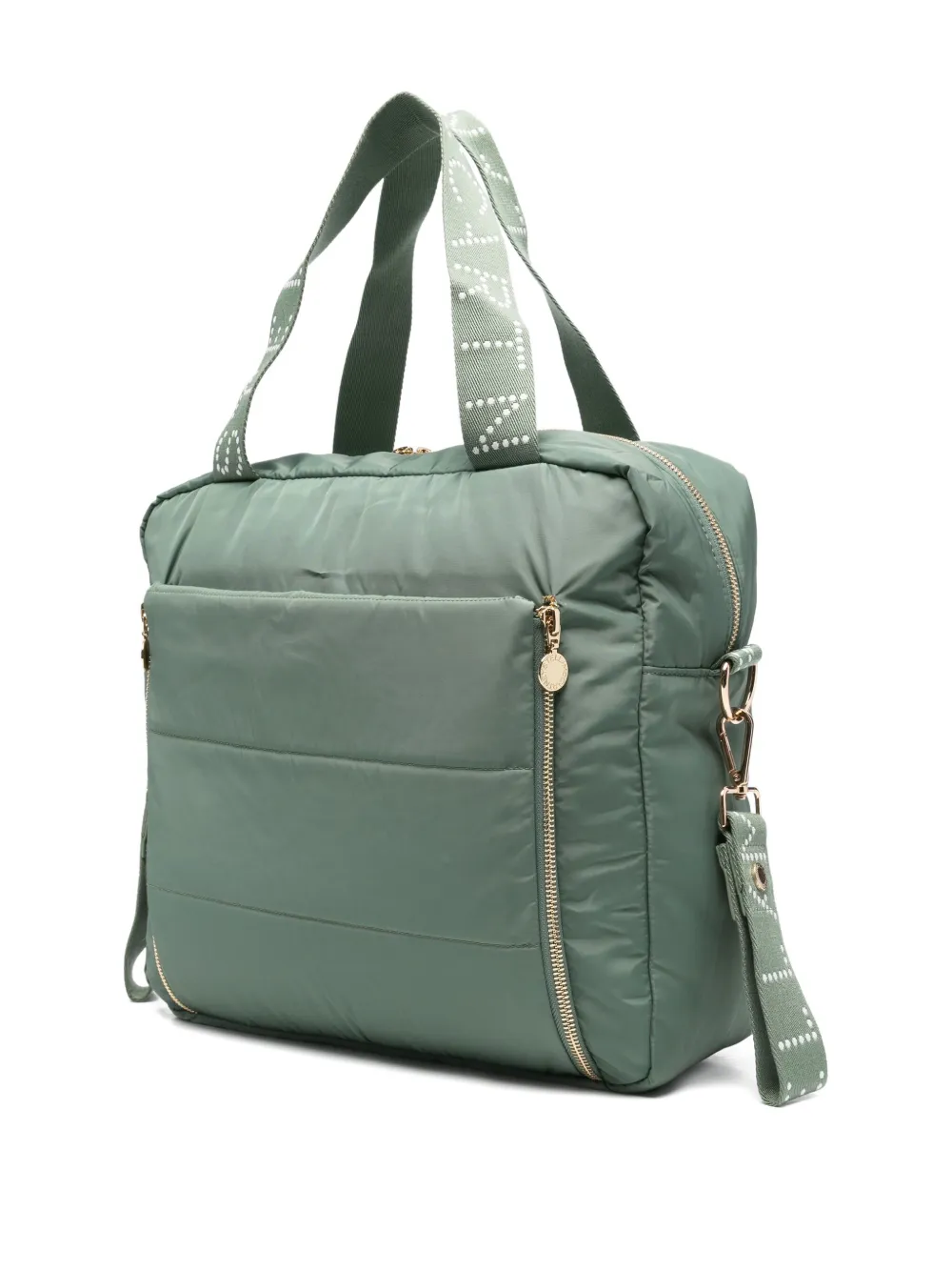 Stella McCartney Kids quilted top-handle bag - Groen