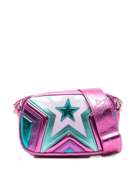 Stella McCartney Kids star-applique metallic shoulder bag