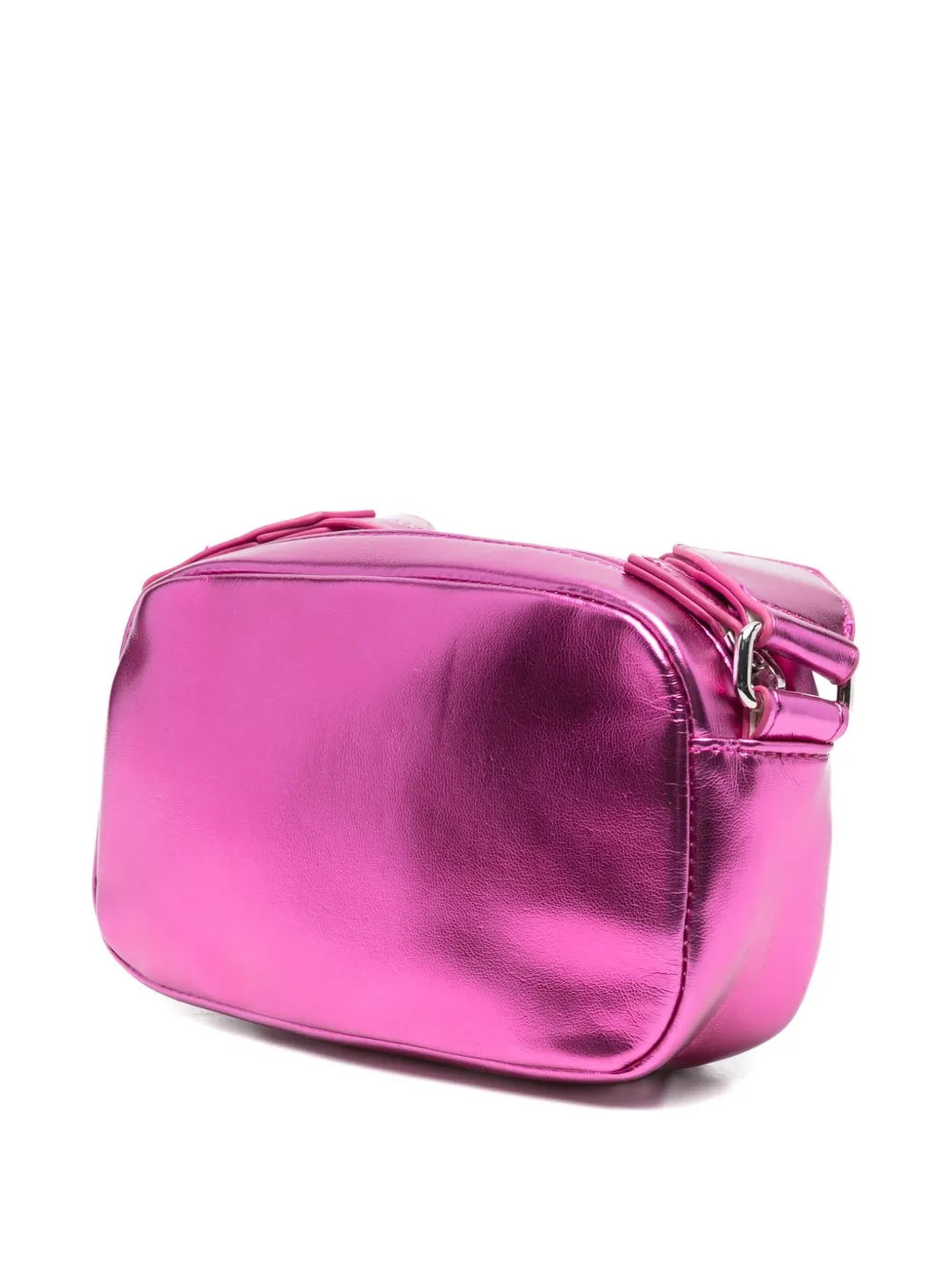 Stella McCartney Kids star-applique metallic shoulder bag - Roze