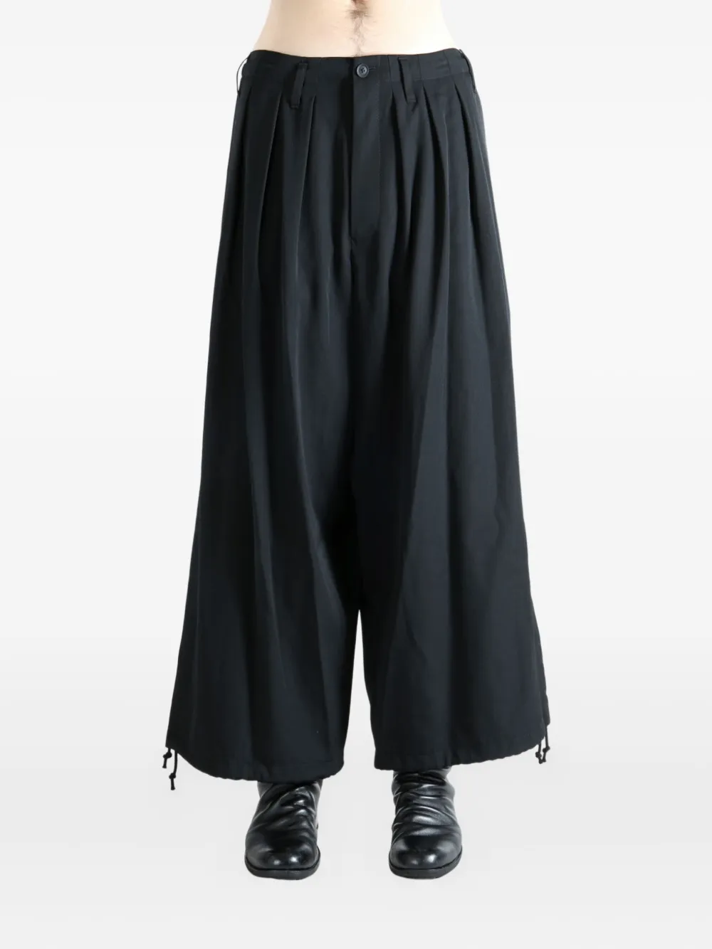 Yohji Yamamoto Plooibroek - Zwart