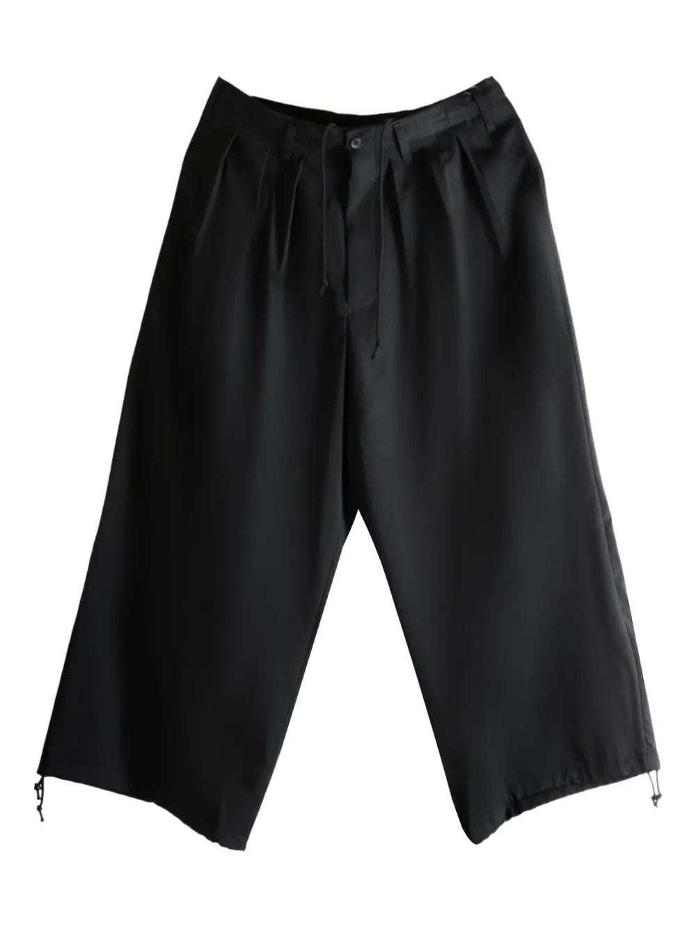 Yohji Yamamoto pleated trousers | Black | Image 1