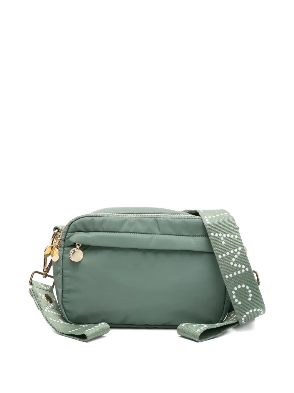 Stella McCartney Kids quilted-effect cross body bag | Green | Image 1