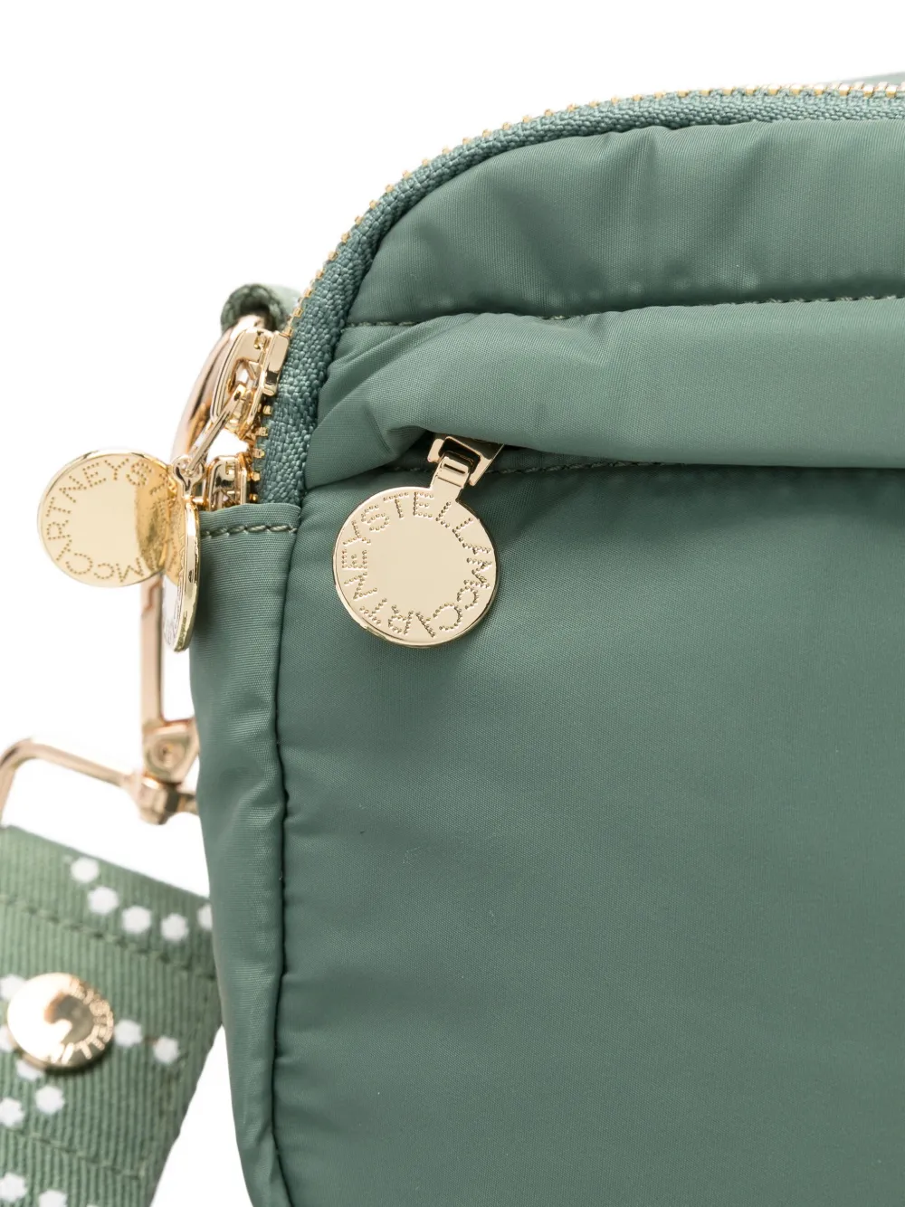 Stella McCartney Kids Crossbodytas met gewatteerd effect Groen