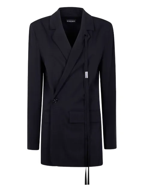 Ann Demeulemeester wrap-tie long-sleeves blazer