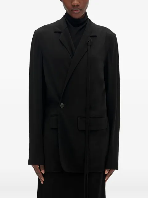 Ann Demeulemeester wrap-tie long-sleeves blazer