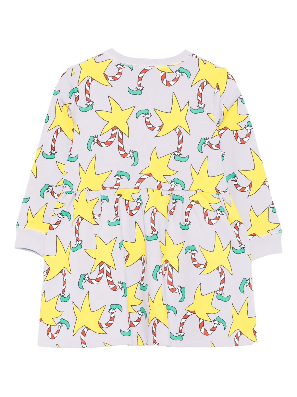 Stella McCartney Kids Candy jurk met print Grijs