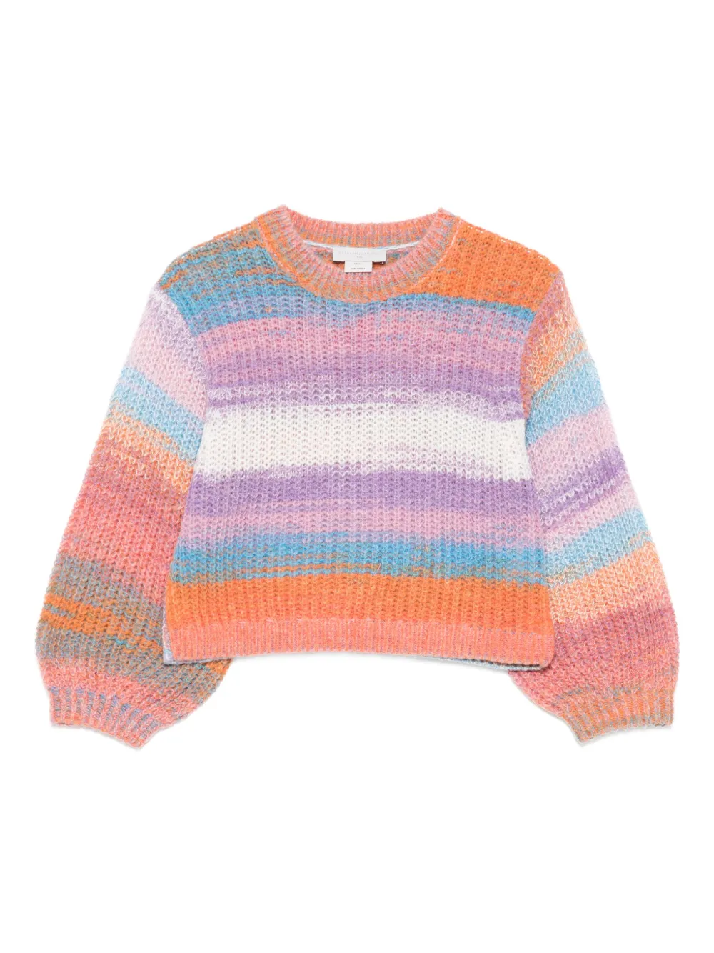 Stella McCartney Kids balloon-sleeve sweater | Orange | Image 1
