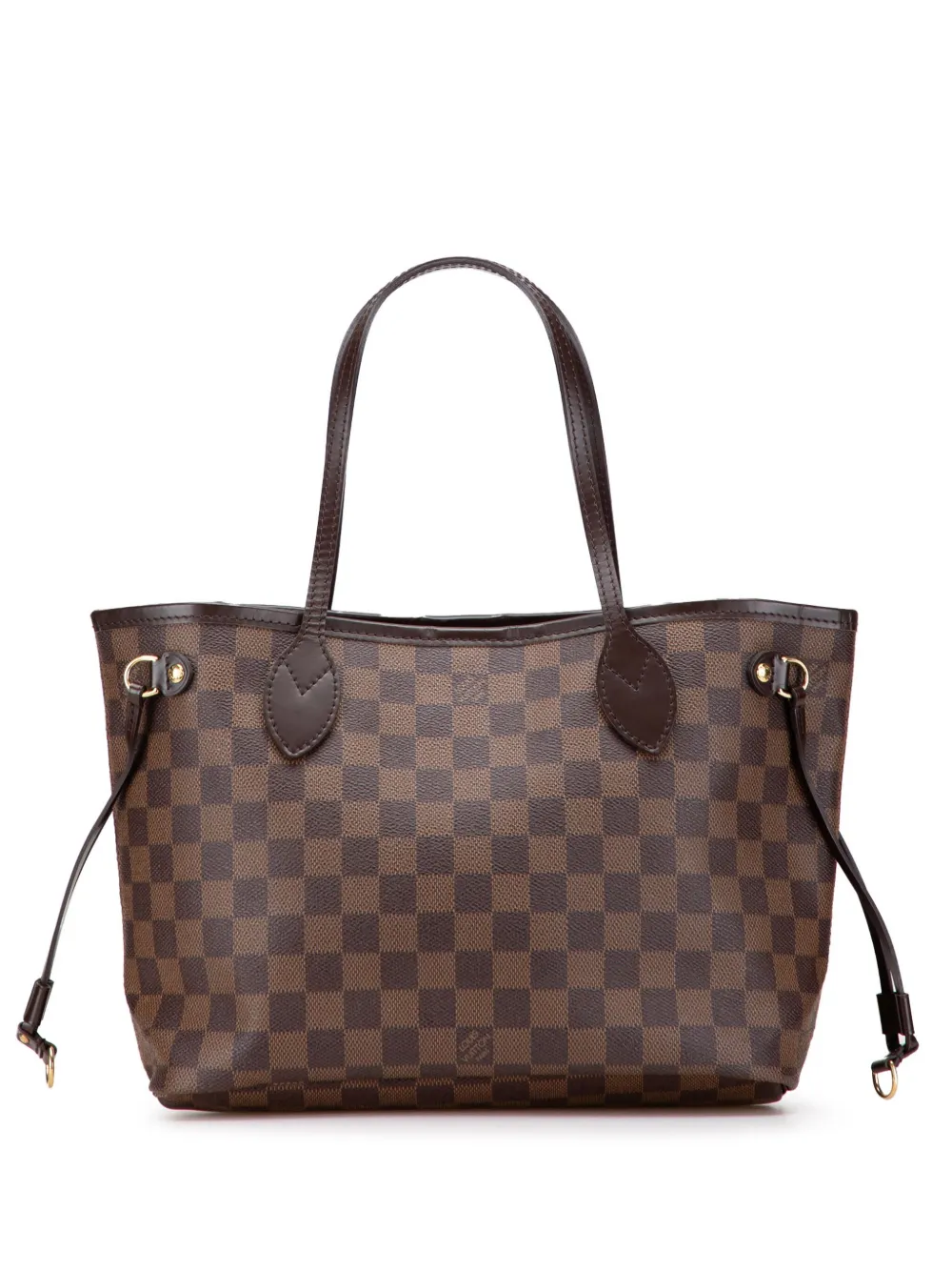 Louis Vuitton Pre-Owned 2011 Damier Ebene Neverfull PM tote bag - ブラウン Louis Vuitton Pre-Owned 2011 Damier Ebene Neverfull PM tote bag - ブラウン
