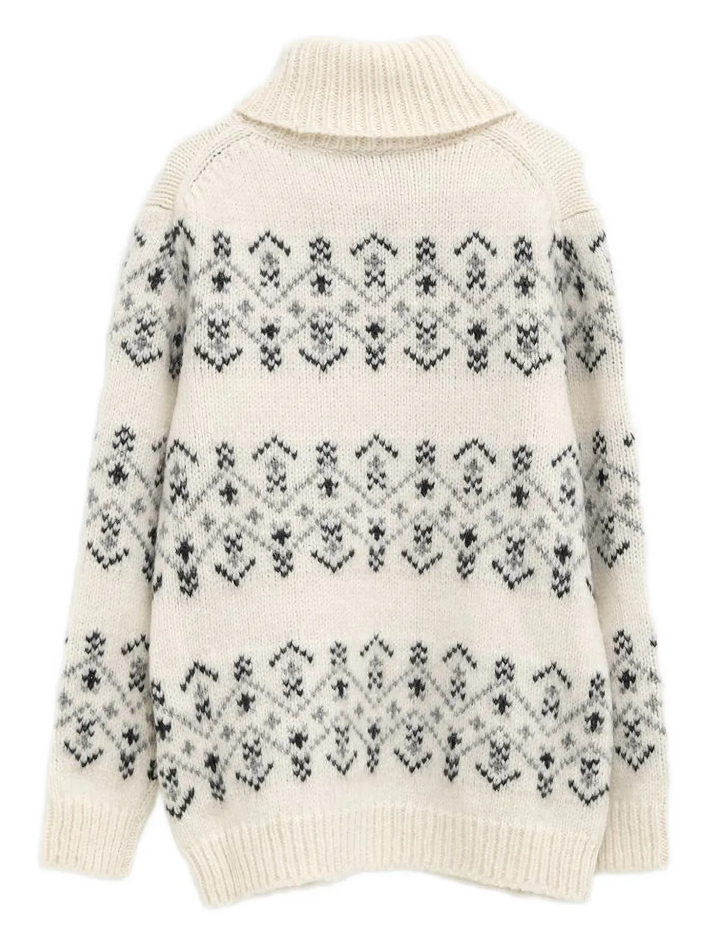 Moncler patterned sweater - Toni neutri