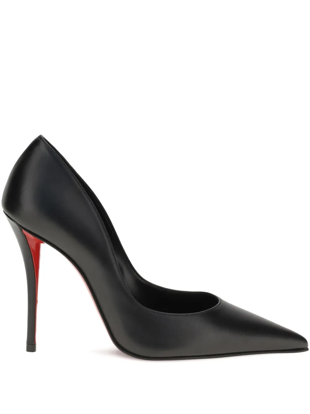 Christian Louboutin 100mm Miss Z pointed-toe leather pumps | Black | Image 1