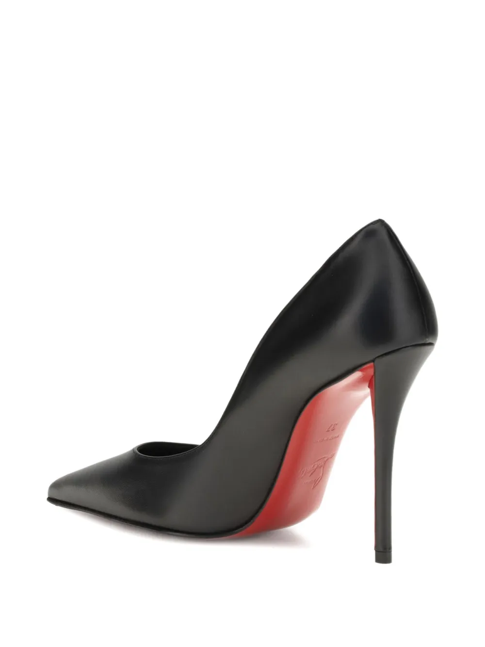 Christian Louboutin 100mm Miss Z pointed-toe Leather Pumps | Black