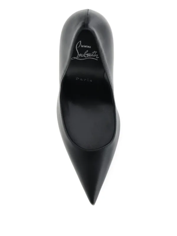【Louren】pointed toe pumps Miss Z - 100 mm Pumps - Laminated nappa leather - Platine