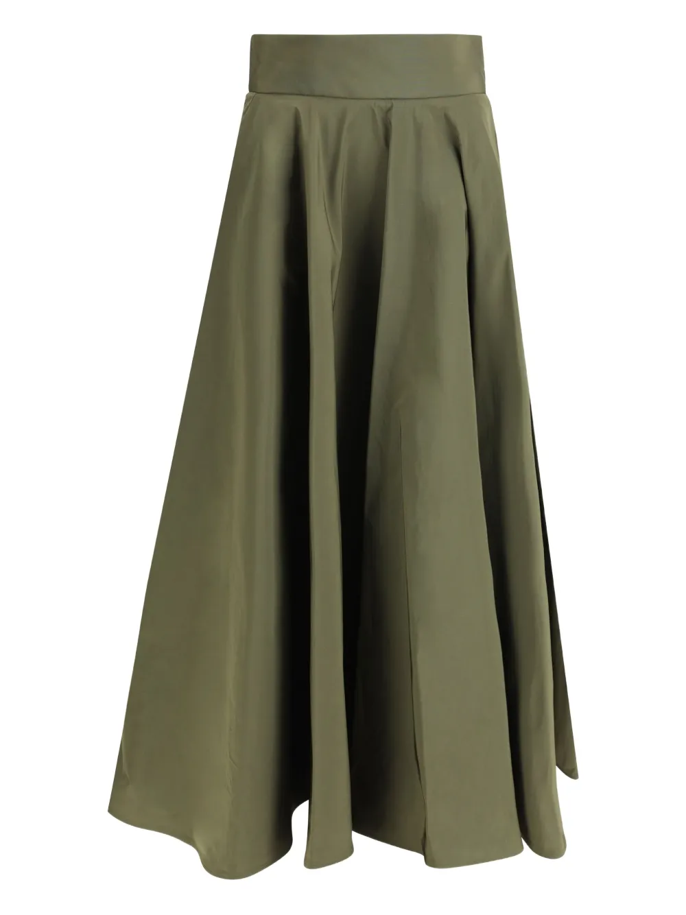 Sara Roka high-waisted flared skirt | Green | Image 1