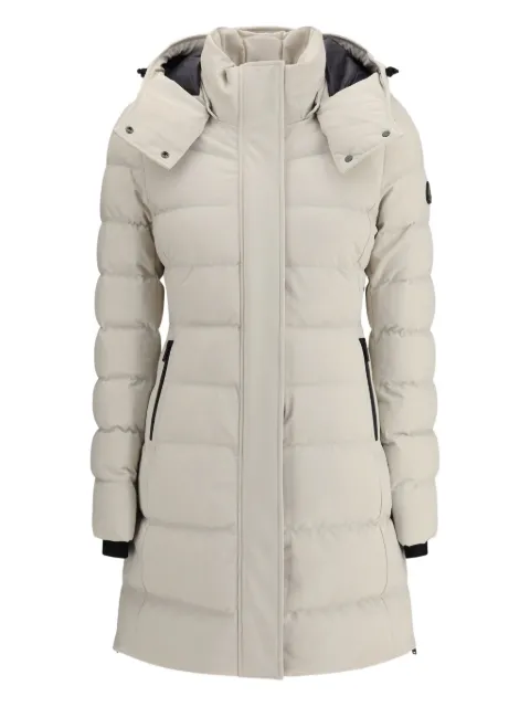 Moose Knuckles quilted padded single-breasted coat  