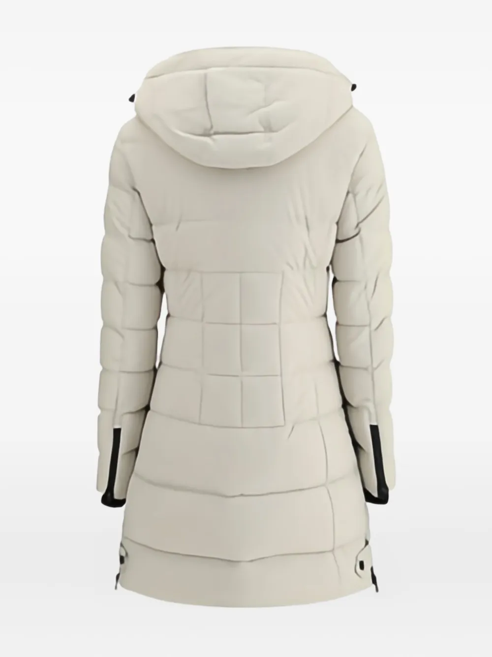 Moose Knuckles Quilted Padded Single-breasted Coat In Neutral