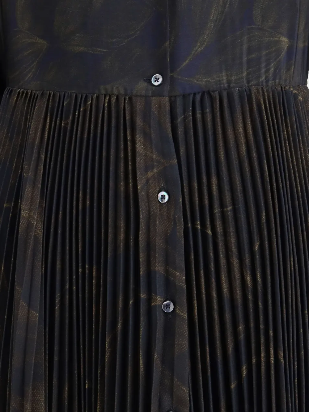 Sara Roka Multicolor Polyester Casual Dress In Blue