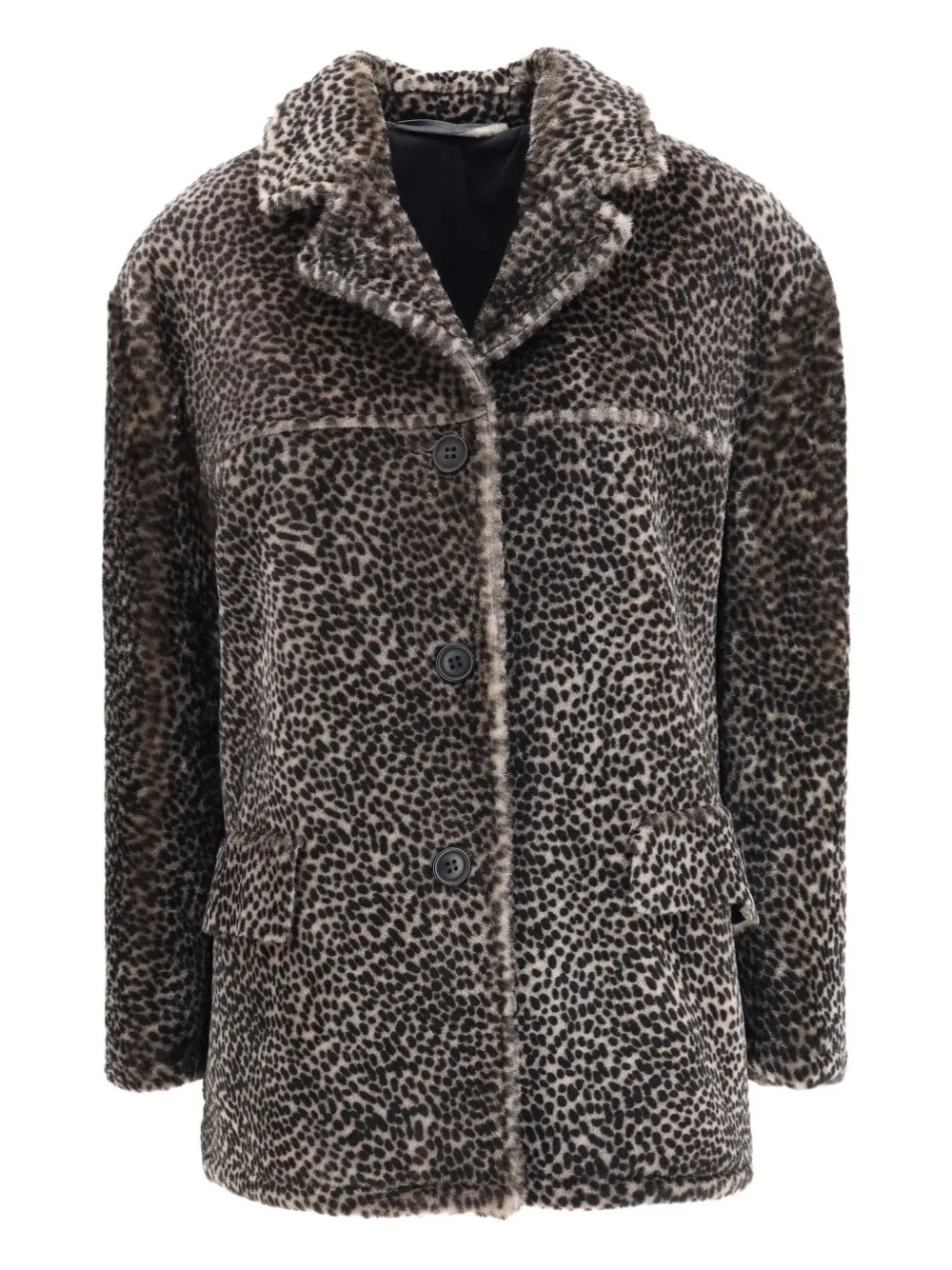 Salvatore Santoro Spotted Patterned Fur Jacket In Multi