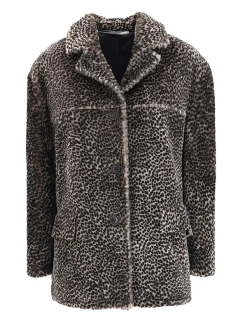 Salvatore Santoro leopard-print buttoned jacket